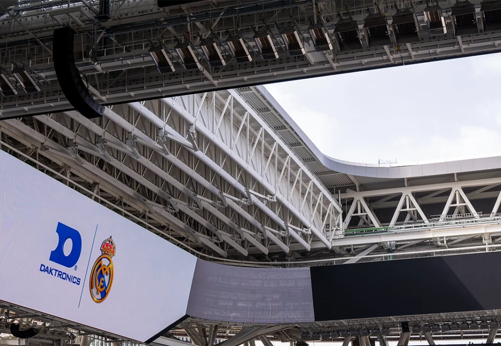 Santiago Bernabeu ceiling detail